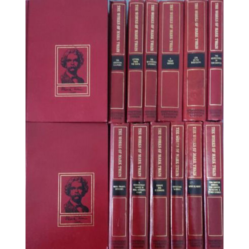 The Works of Mark Twain. Set of 14 books | Книги на английски