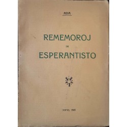 Rememoroj de Esperantisto 